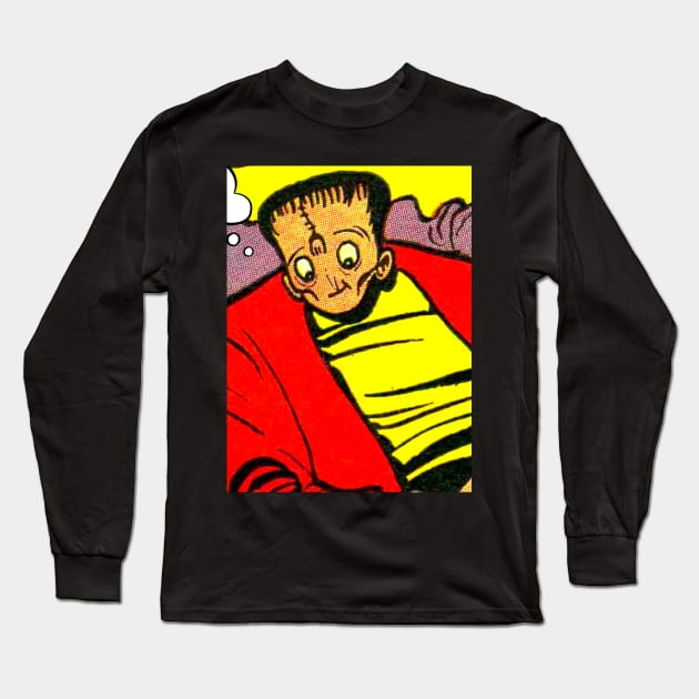 VINTAGE ZOMBIE HALLOWEEN MONSTER CREEPY SCARY COMICS Long Sleeve T-Shirt by DAZu